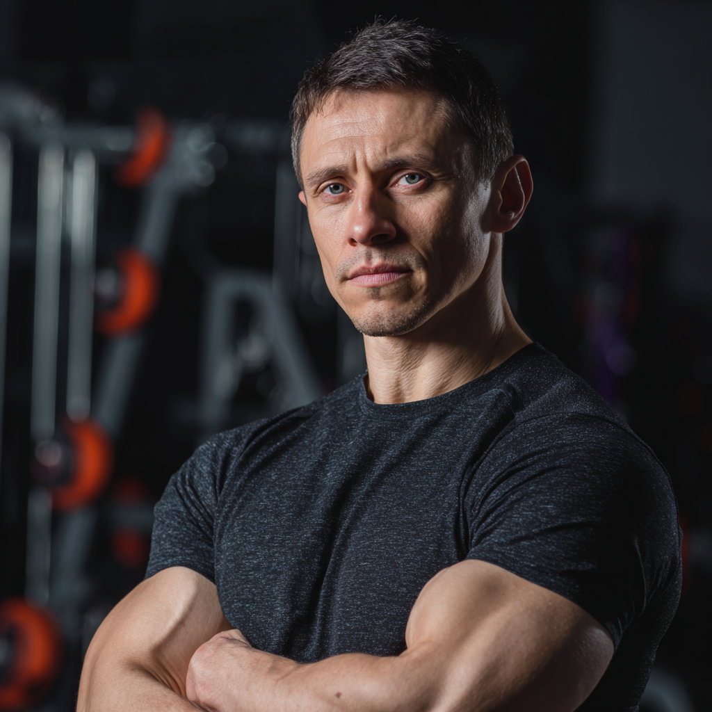 Персональний тренер з клієнтом